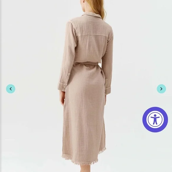 NEW NWOT Melissa Odabash Margot Beige Maxi Dress M